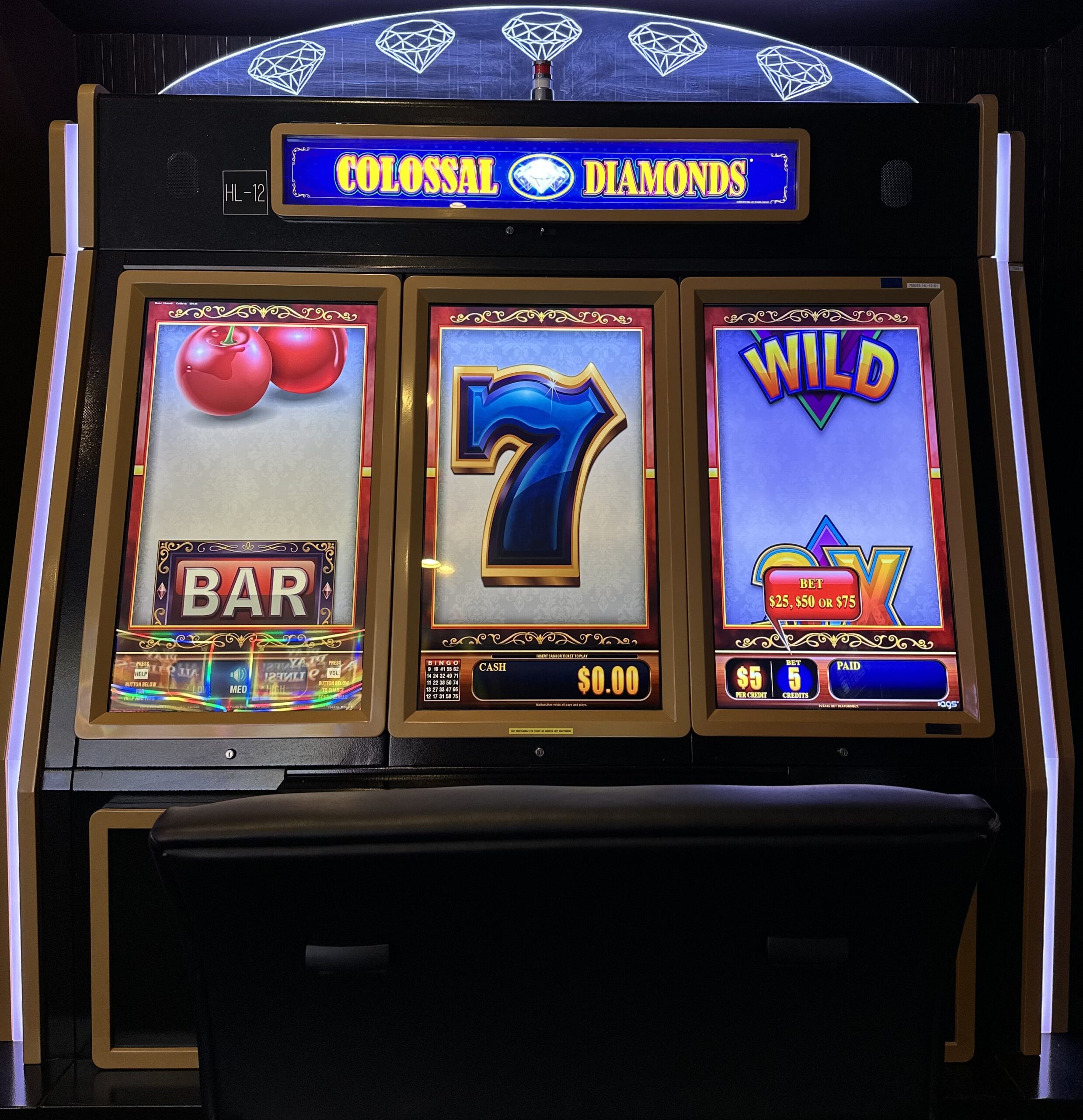 Colossal Diamonds Slot Machine Colossal Diamonds Slot Machine at Kickapoo Lucky Eagle Casino