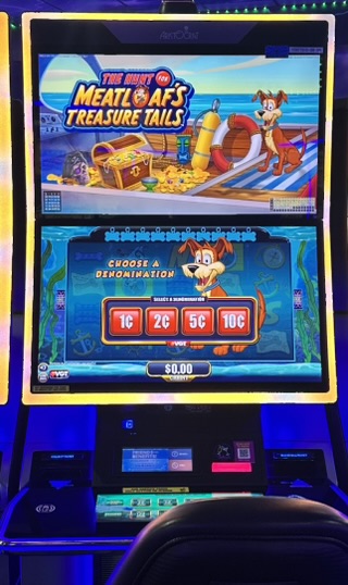 The Hunt for Meatloaf's Treasure Tails Tiki Fire Slot Machine