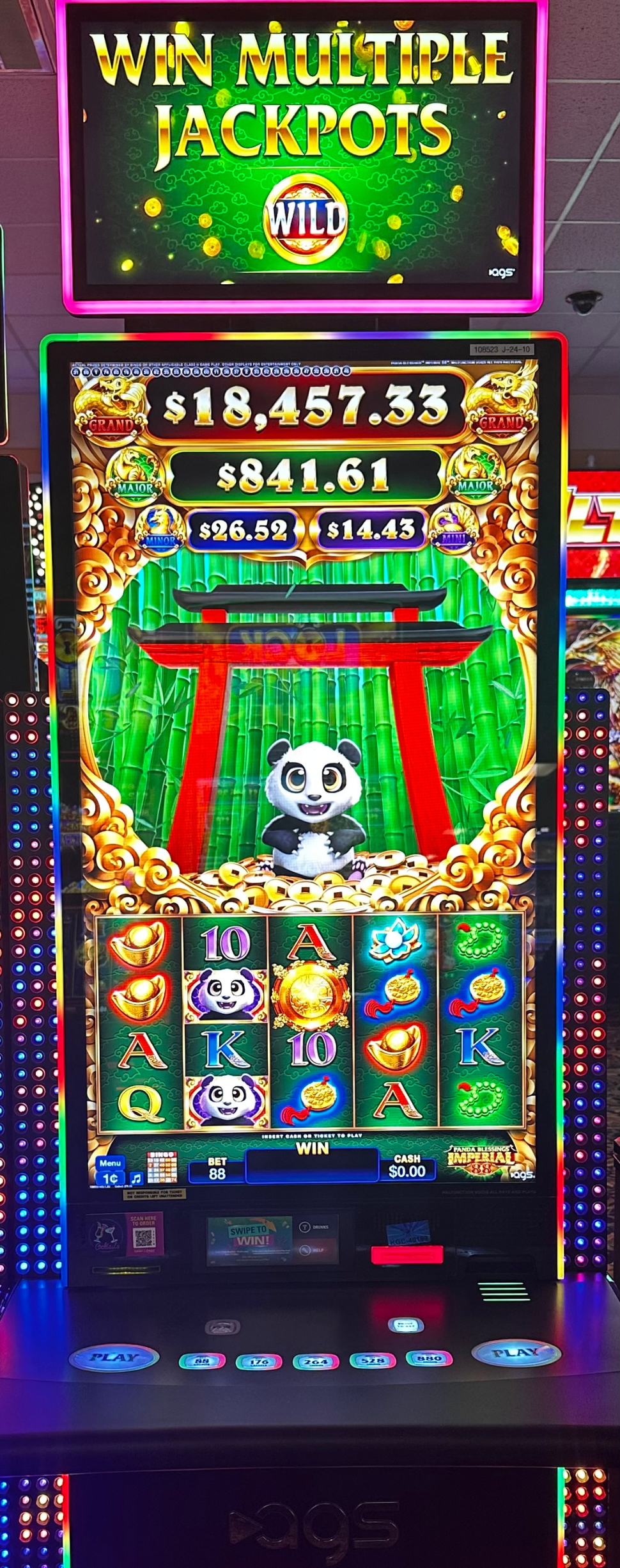 Panda Blessings Imperial 88, located past Riverbend and Bingo
