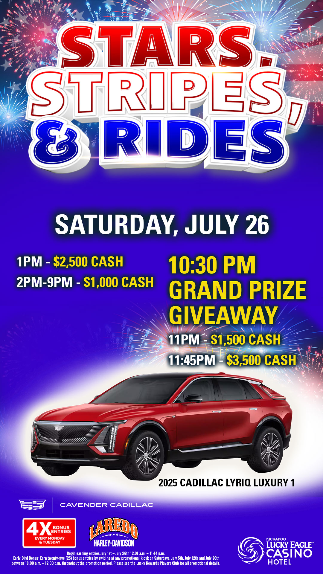 Lucky-Eagle-Cadillac-Lyriq-Luxury-1080x1920 Tundra Car Giveaway at Kickapoo Lucky Eagle Casino