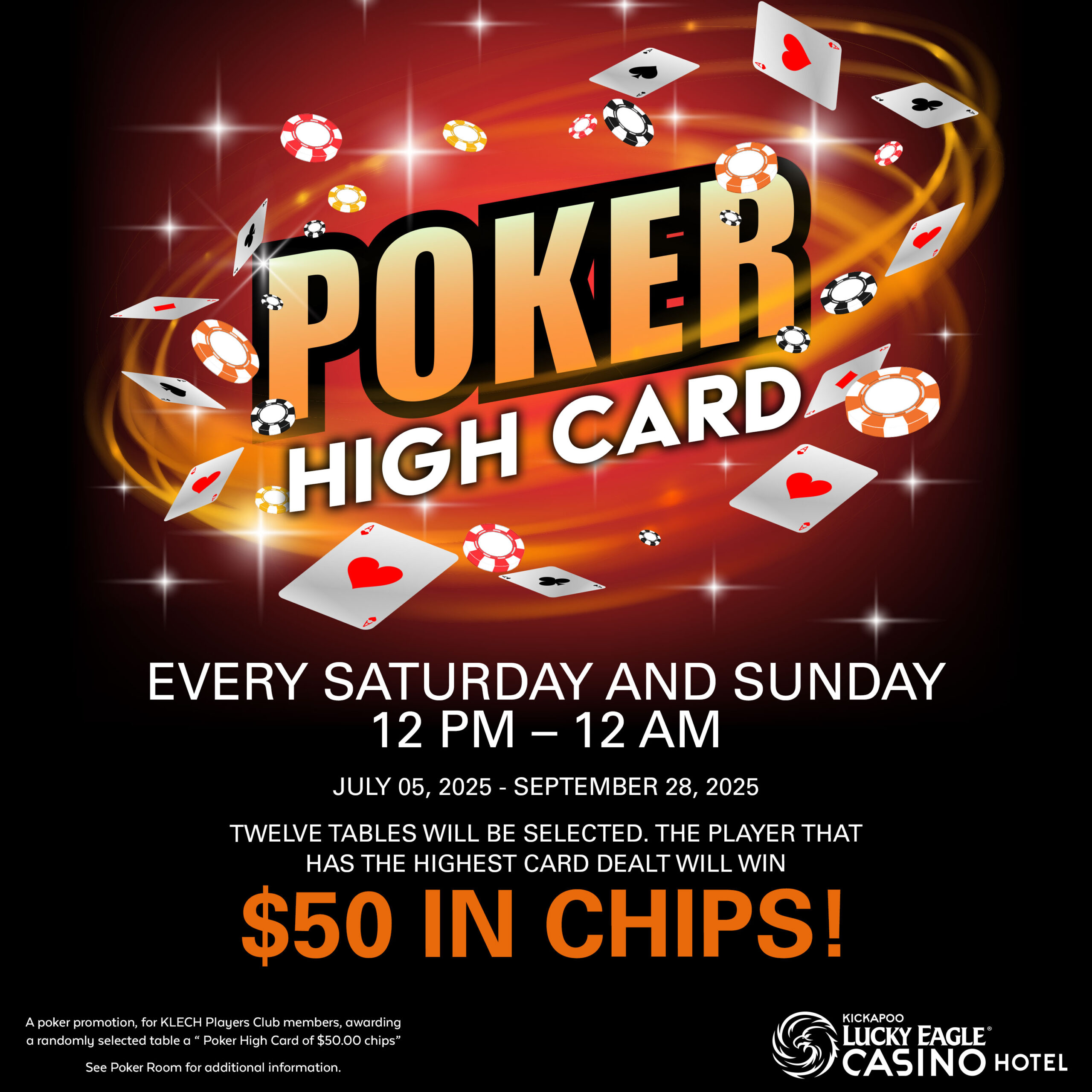 Poker High Card at Kickapoo Lucky Eagle Casino Poker High Card at Kickapoo Lucky Eagle Casino