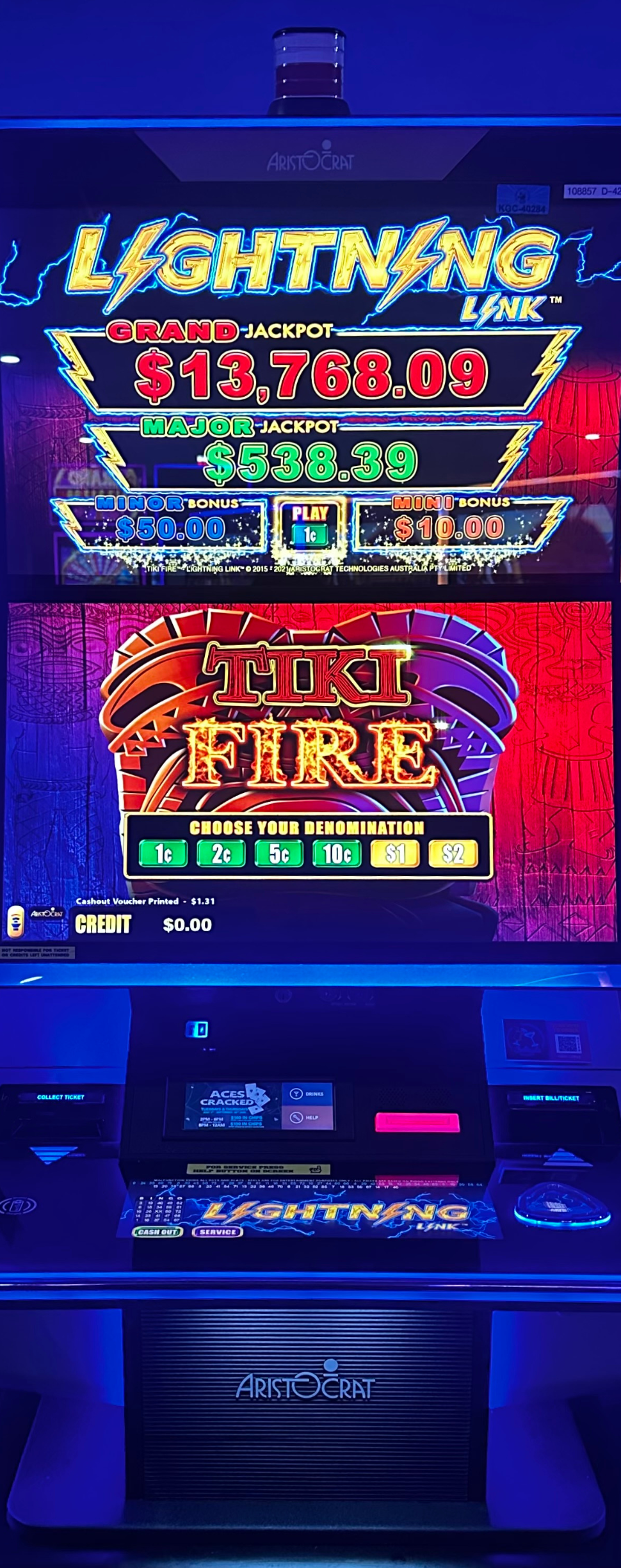 Lightning Link Tiki Fire