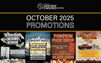 Kickapoo Lucky Eagle Casino Hotel | October 2025 Promotions
