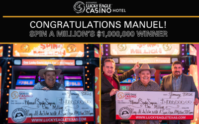 The Spin That Changed Everything: Guest Wins $1 Million During Spin A Million Promotion at Kickapoo Lucky Eagle Casino