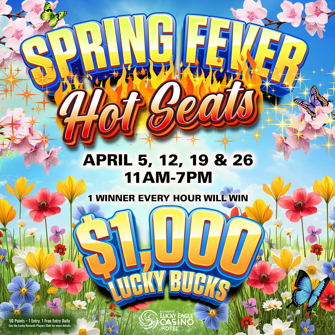 Friday Night Promotion at Kickapoo Lucky Eagle Casino in Eagle Pass, Texas