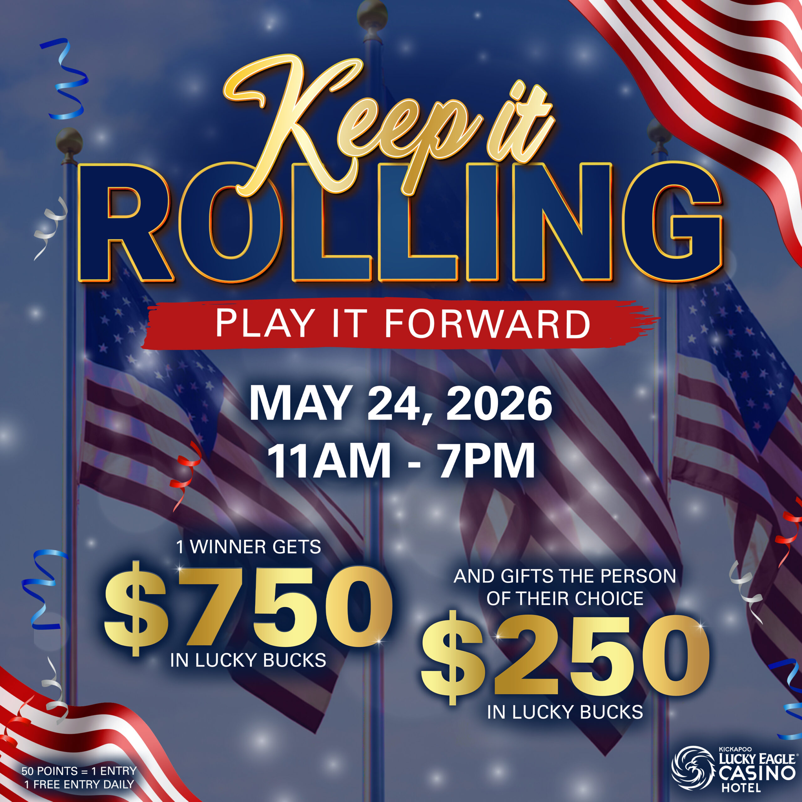 Keep It Rolling Play It Forward 