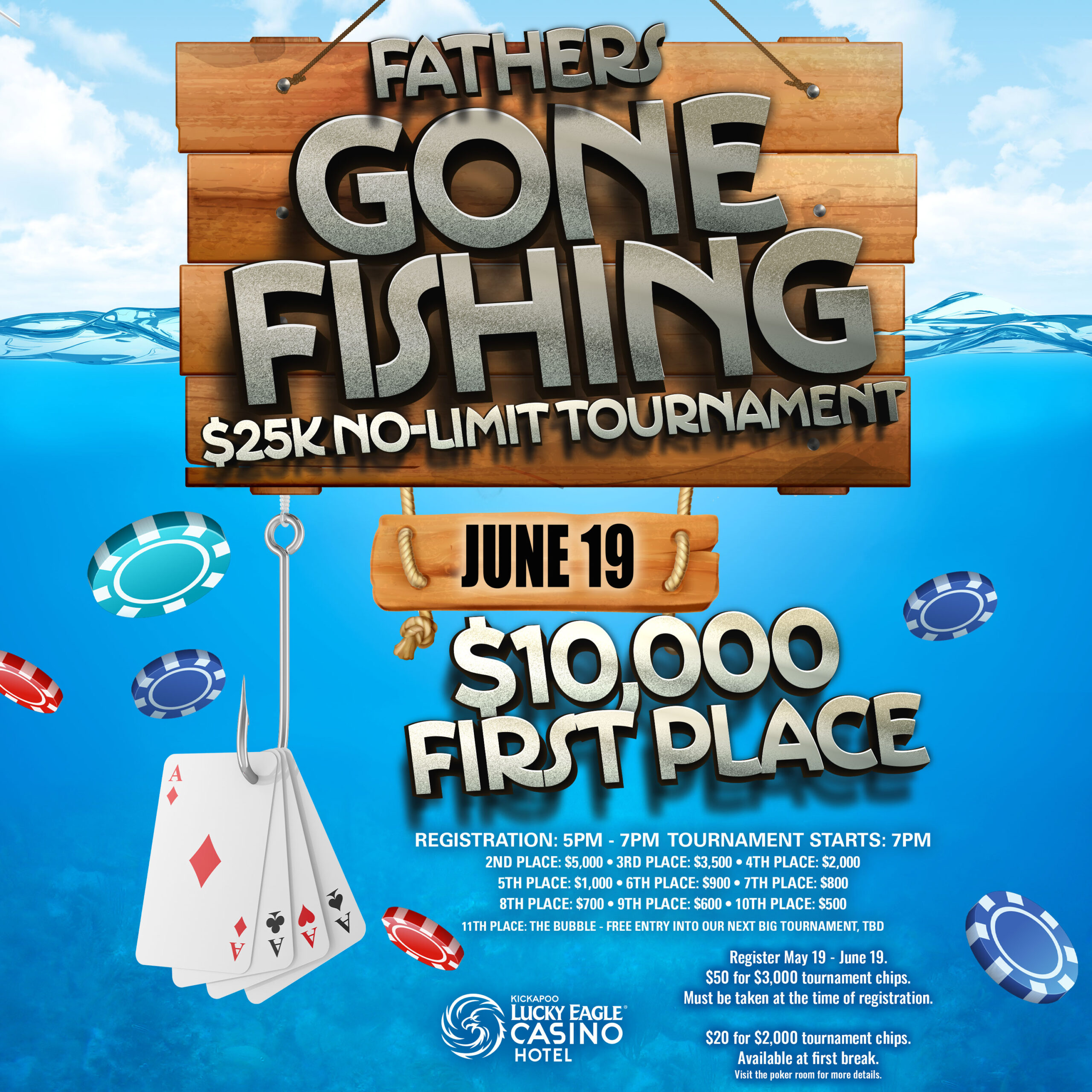 Crack A Set Poker Promotion at Kickapoo Lucky Eagle Casino