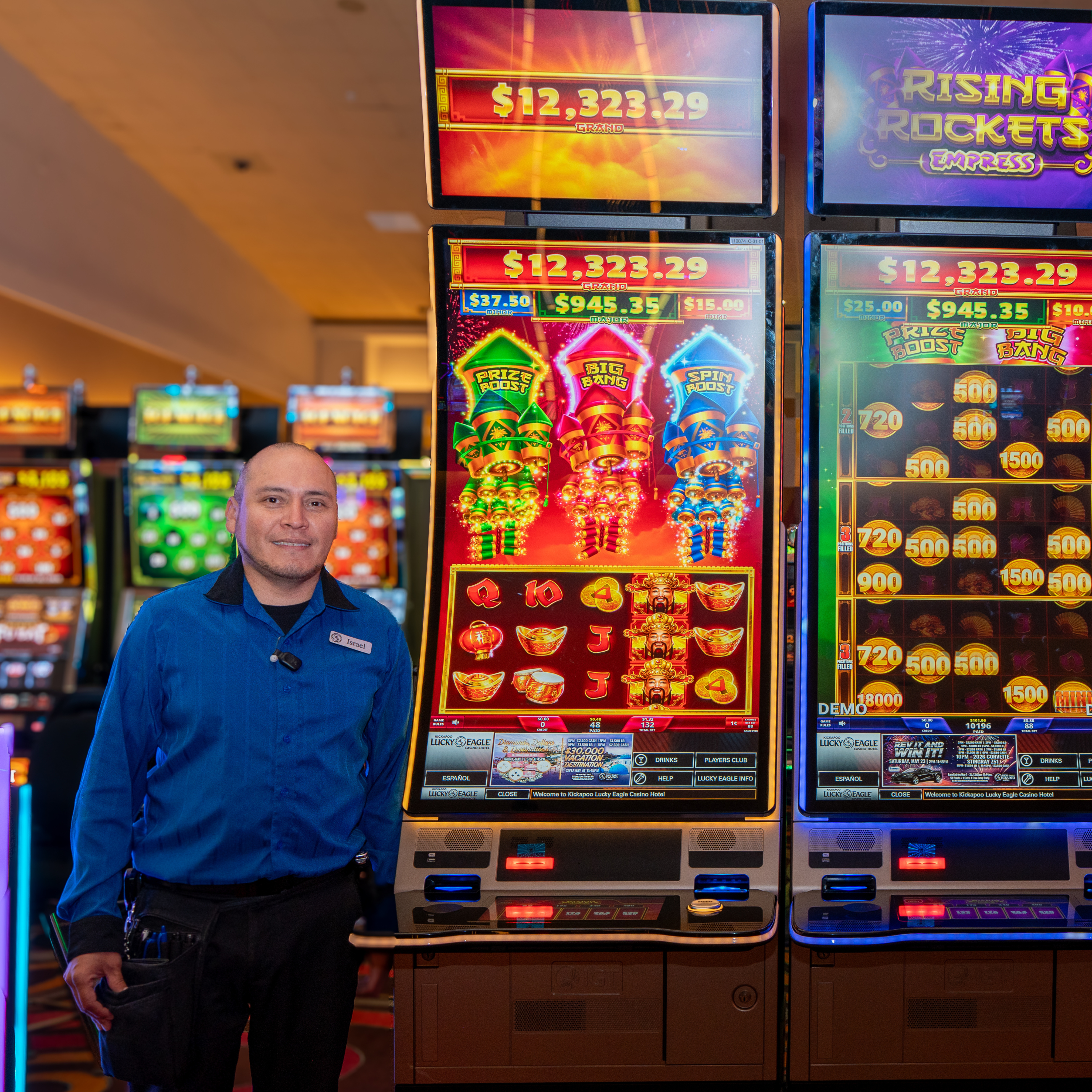 Colossal Diamonds Slot Machine at Kickapoo Lucky Eagle Casino